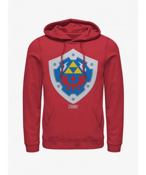 Special Nintendo The Legend of Zelda: Link's Awakening Hylian Shield Hoodie $16.88 Hoodies