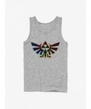 Unique The Legend Of Zelda Tie Dye Outline Tank $9.36 Tanks