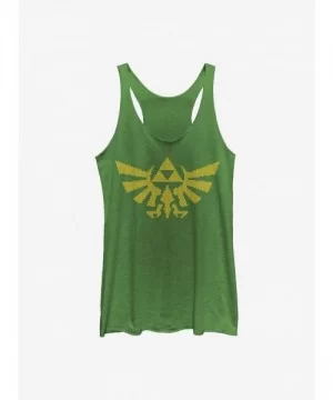 Pre-sale The Legend Of Zelda Triforce Girls Tank $7.04 Tanks