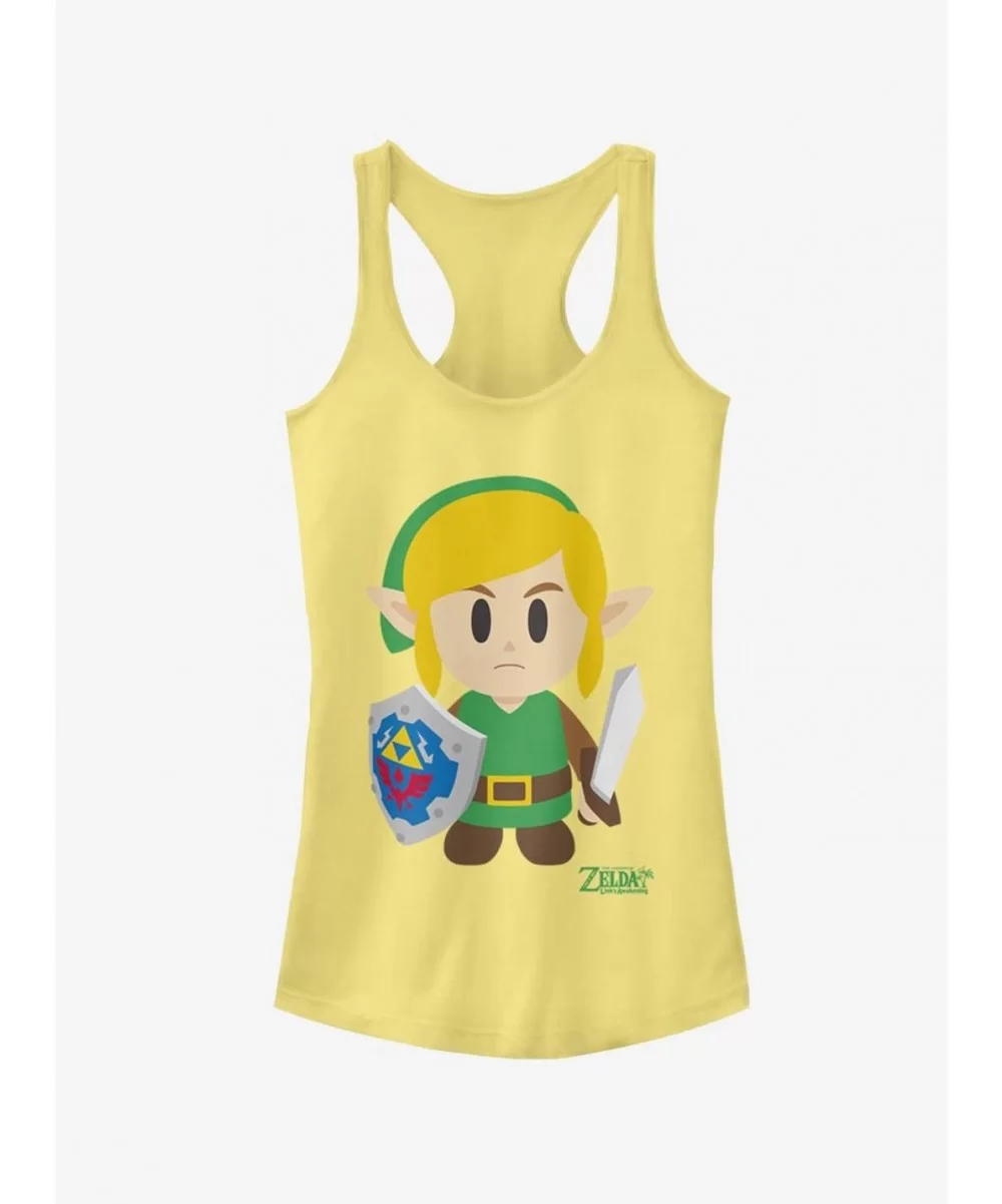 Premium Nintendo The Legend of Zelda: Link's Awakening Link Avatar Color Girls Tank $7.97 Tanks