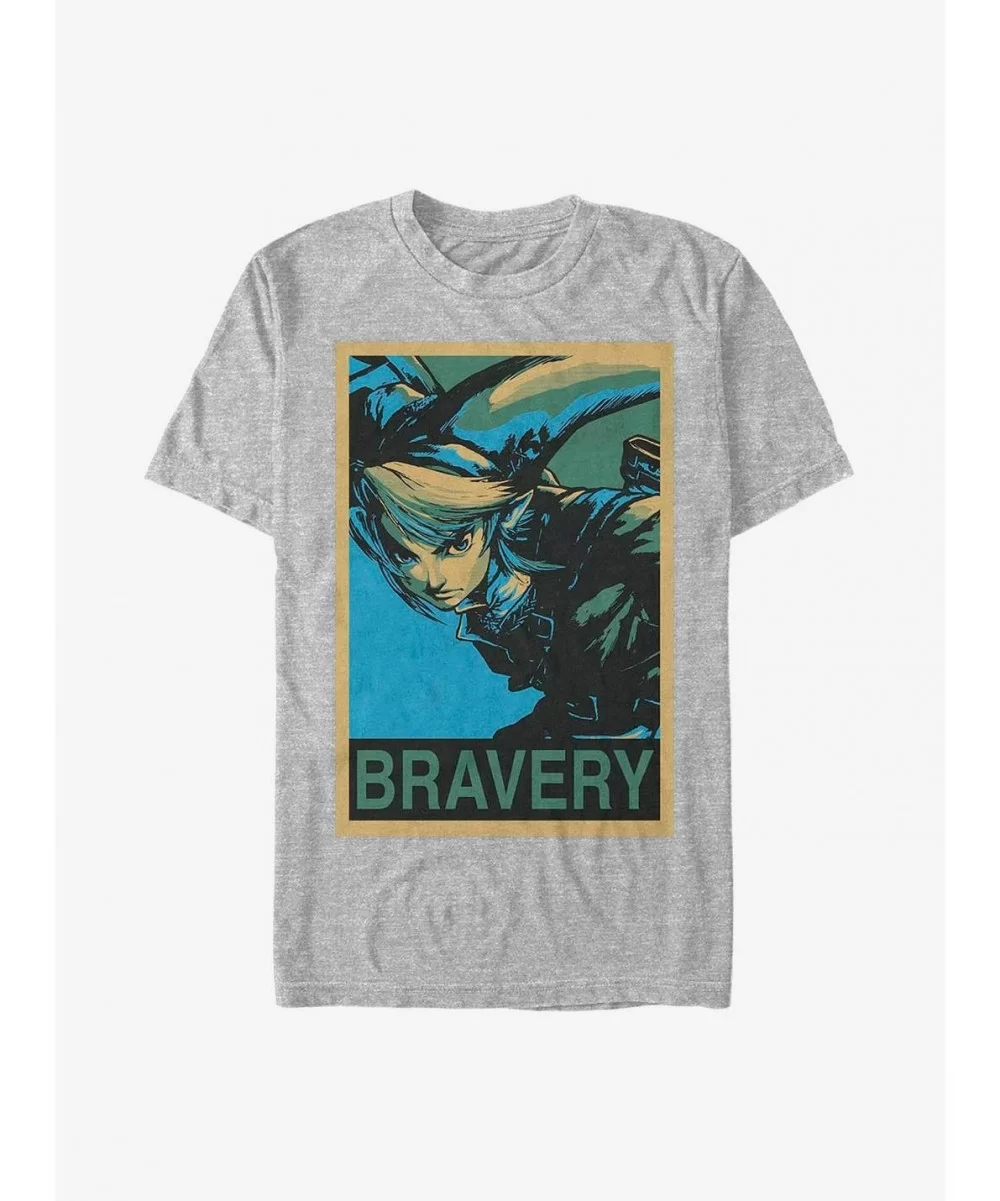 Unique Nintendo Zelda Bravery T-Shirt $5.75 T-Shirts