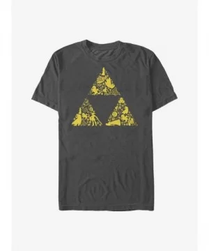 High Quality The Legend of Zelda Triforce Icons T-Shirt $6.68 T-Shirts