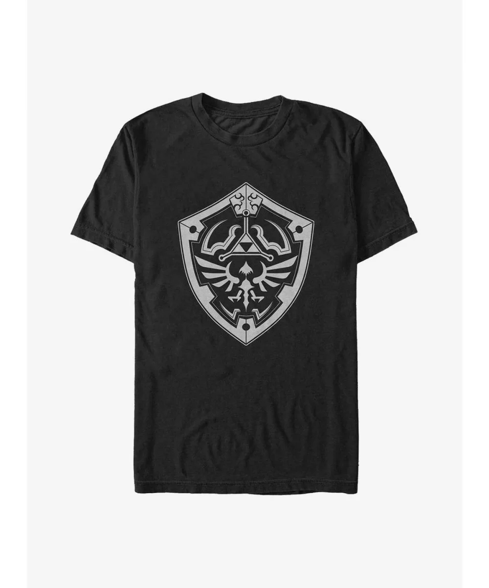 Festival Price The Legend of Zelda Minimal Hyrule Shield Big & Tall T-Shirt $11.24 T-Shirts