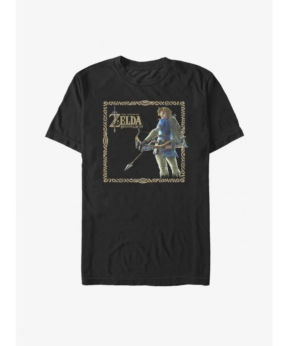 Low Price Nintendo Legend of Zelda Breath of the Wild Frame T-Shirt $7.30 T-Shirts