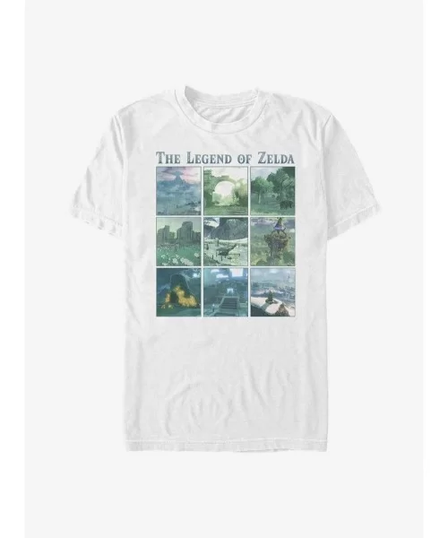 Trendy Nintendo Zelda Breath Of The Wild Locations T-Shirt $7.61 T-Shirts