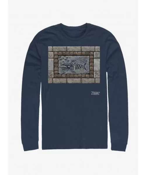 Seasonal Sale Nintendo The Legend of Zelda: Link's Awakening Whale Tablet Long-Sleeve T-Shirt $12.90 T-Shirts