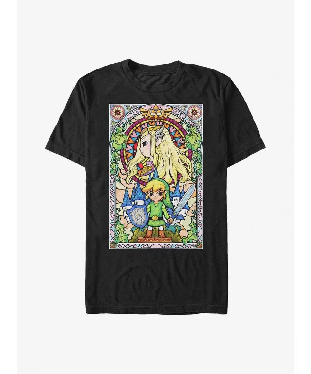 Best Deal Nintendo Zelda Stained Force T-Shirt $4.81 T-Shirts