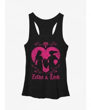 Seasonal Sale Nintendo Legend of Zelda Link Love Girls Tanks $8.29 Tanks