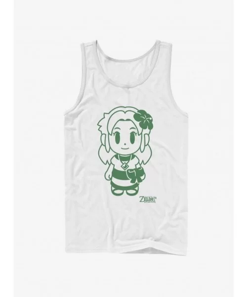 Festival Price Nintendo The Legend of Zelda: Link's Awakening Marin Avatar Outline Tank $9.16 Tanks