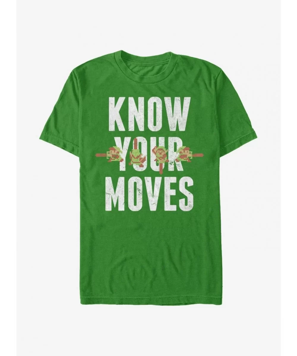 Best Deal Nintendo Legend of Zelda Know Your Moves T-Shirt $6.21 T-Shirts