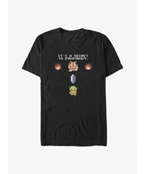 Pre-sale The Legend of Zelda It's A Secret Big & Tall T-Shirt $10.52 T-Shirts