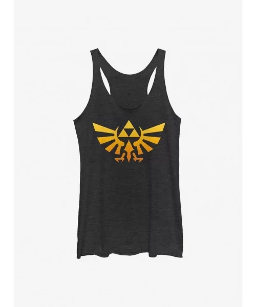 Pre-sale The Legend Of Zelda Gradient Triforce Girls Tank $7.67 Tanks