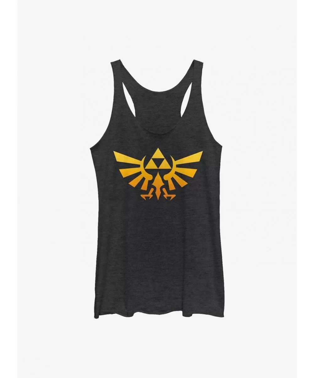 Pre-sale The Legend Of Zelda Gradient Triforce Girls Tank $7.67 Tanks