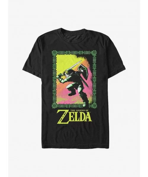 Crazy Deals Nintendo Zelda Warrior Frame T-Shirt $4.81 T-Shirts