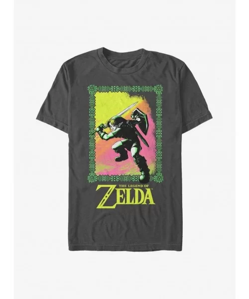 Crazy Deals Nintendo Zelda Warrior Frame T-Shirt $4.81 T-Shirts