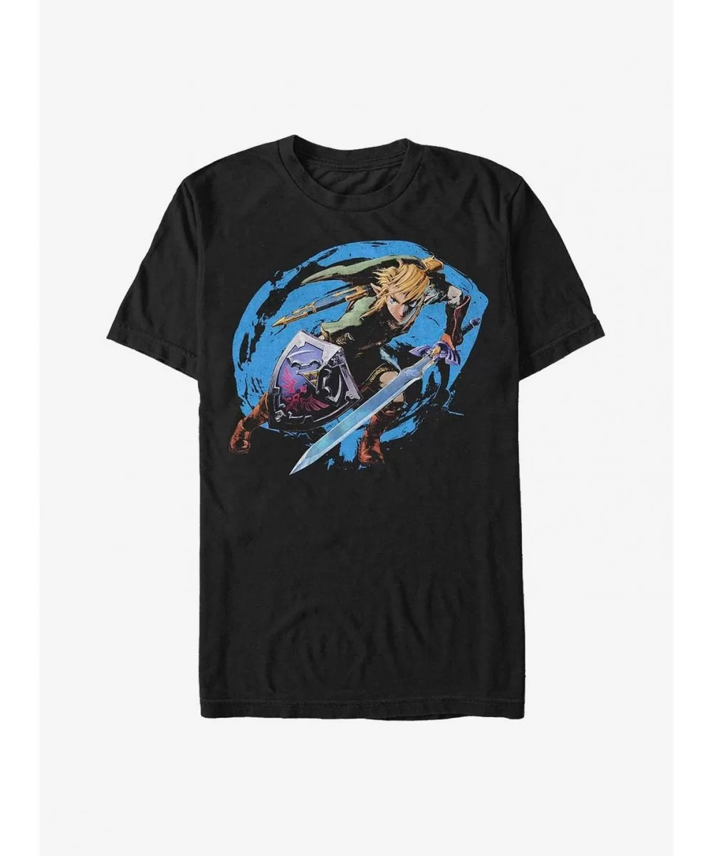 Best Deal Nintendo Zelda Link Swipe T-Shirt $6.21 T-Shirts