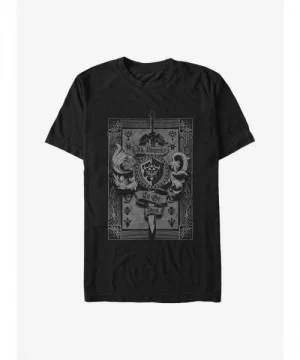 Low Price The Legend of Zelda Sacred Scroll Big & Tall T-Shirt $7.89 T-Shirts