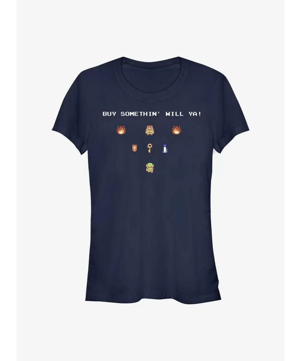 Bestselling Nintendo Zelda Buy Something Will Ya Girls T-Shirt $7.44 T-Shirts