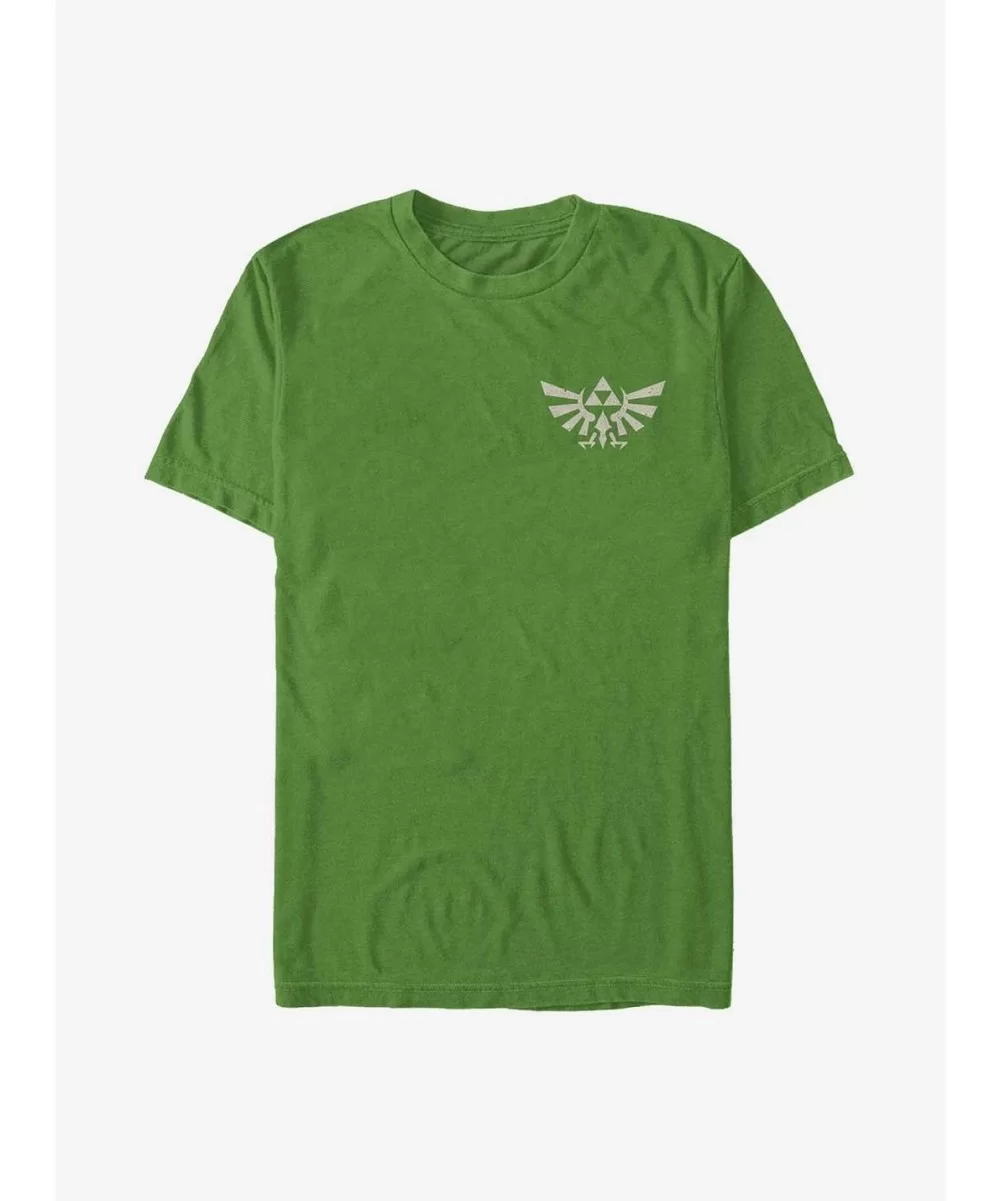 Unique The Legend of Zelda Hyrule Distress Crest T-Shirt $6.68 T-Shirts