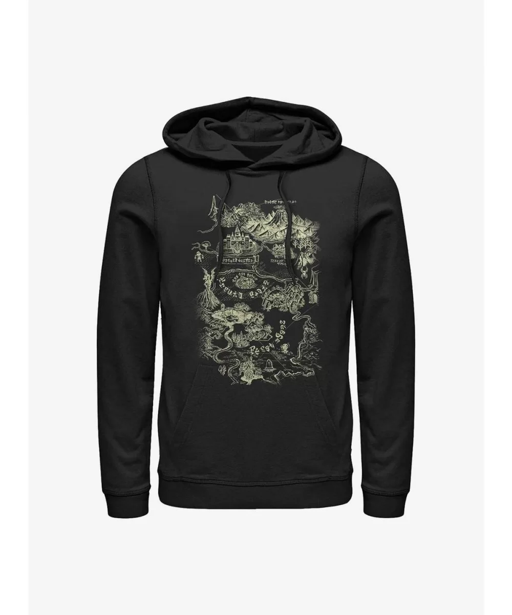 Seasonal Sale Nintendo Zelda The Hyrule Map Hoodie $14.37 Hoodies