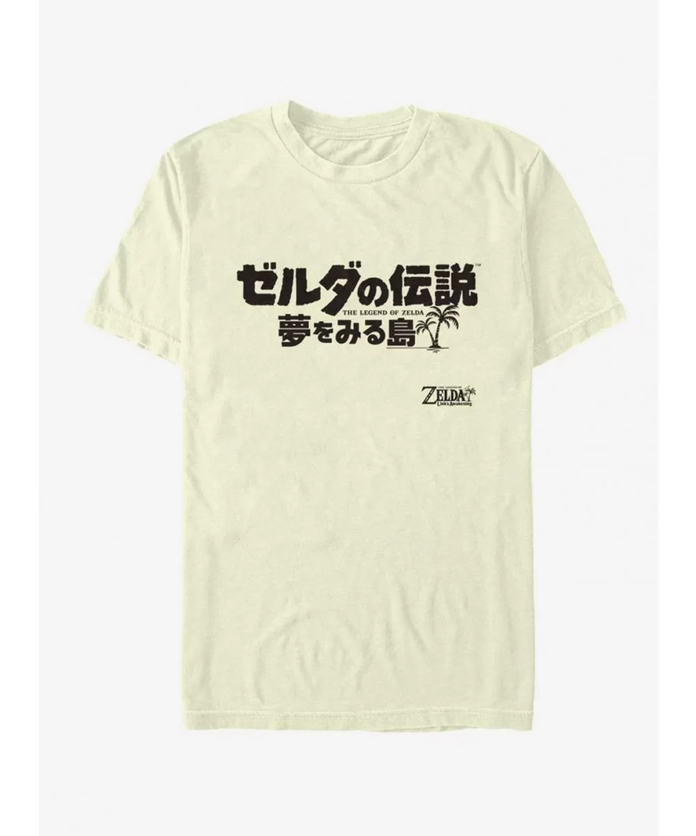 Special Nintendo The Legend of Zelda: Link's Awakening Japanese Logo T-Shirt $5.12 T-Shirts