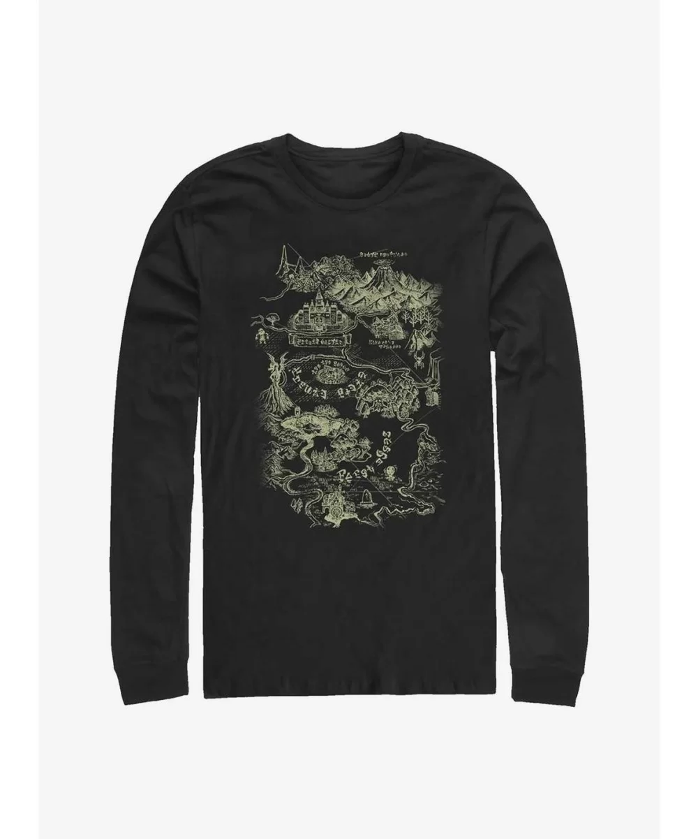 Special Nintendo Zelda The Hyrule Map Long-Sleeve T-Shirt $9.21 T-Shirts