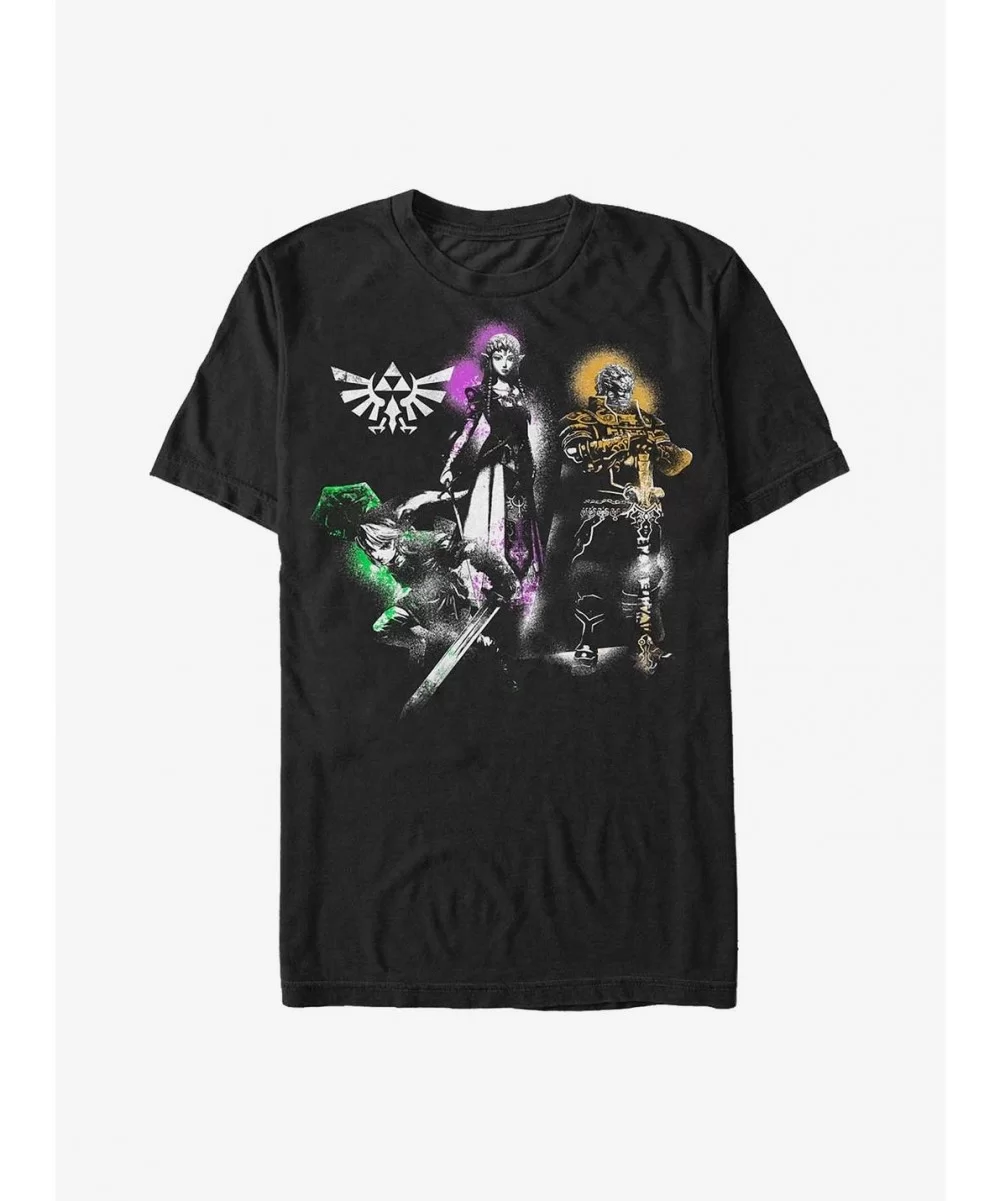 Flash Deal Nintendo Zelda Spray Paint T-Shirt $7.14 T-Shirts