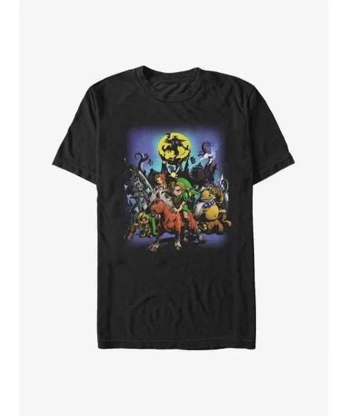 Seasonal Sale The Legend of Zelda Moon Dance Big & Tall T-Shirt $9.57 T-Shirts