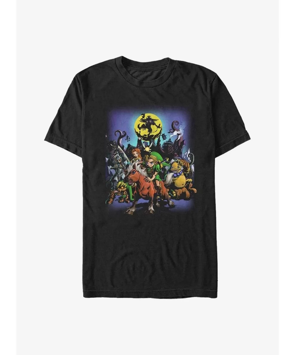 Seasonal Sale The Legend of Zelda Moon Dance Big & Tall T-Shirt $9.57 T-Shirts