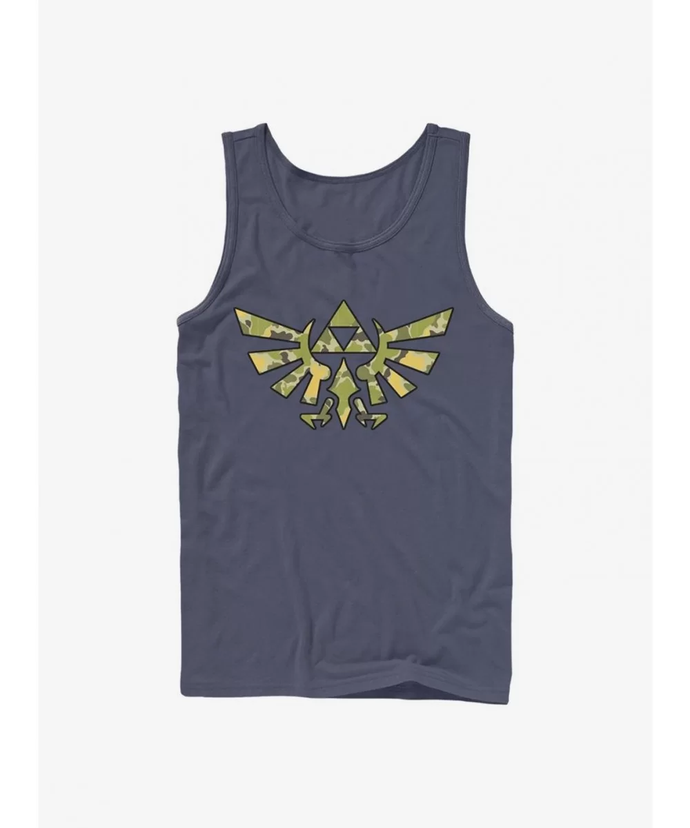 Value for Money The Legend Of Zelda Camo Crest Tank $8.57 Tanks