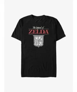 Low Price Nintendo The Legend of Zelda Heart Pieces Shield Big & Tall T-Shirt $11.48 T-Shirts