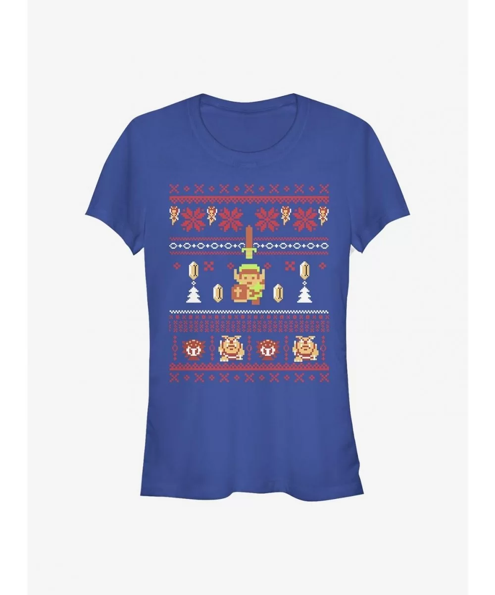 Limited-time Offer Nintendo The Legend Of Zelda Very Zelda Holiday Girls T-Shirt $6.15 T-Shirts