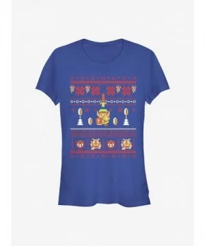 Limited-time Offer Nintendo The Legend Of Zelda Very Zelda Holiday Girls T-Shirt $6.15 T-Shirts