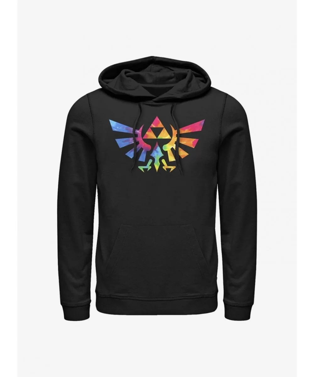 Bestselling The Legend Of Zelda Groovy Crest Hoodie $14.73 Hoodies