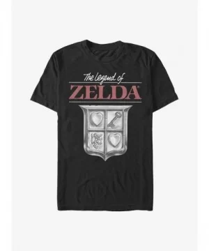 Best Deal Nintendo Zelda Classic Shield T-Shirt $5.44 T-Shirts