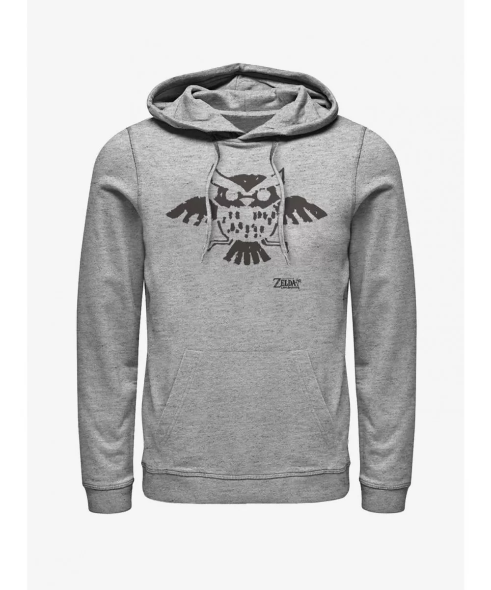 Pre-sale Nintendo The Legend of Zelda: Link's Awakening Owl Glyph Hoodie $14.01 Hoodies