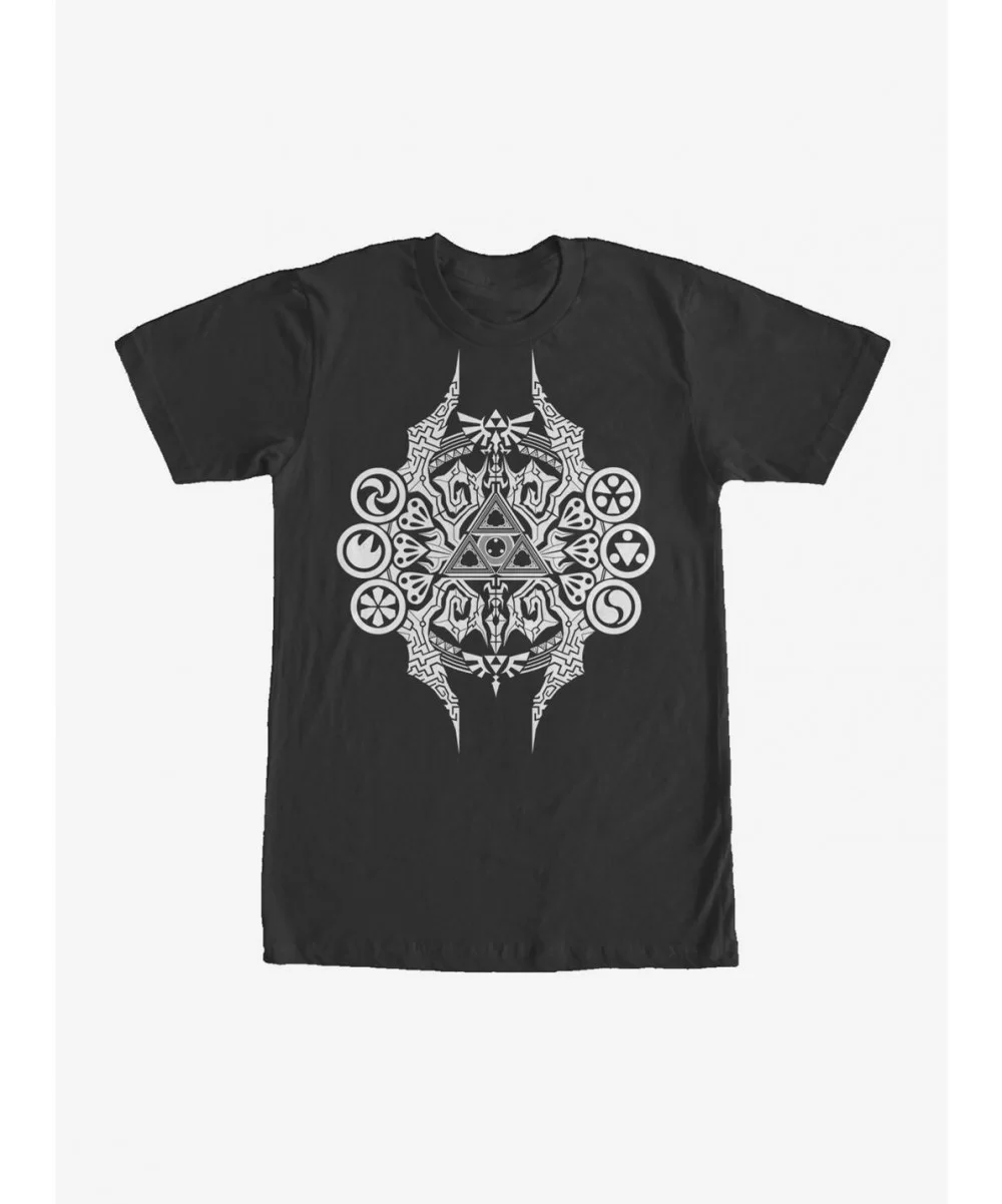 High Quality Nintendo Legend of Zelda Triforce Design T-Shirt $6.06 T-Shirts