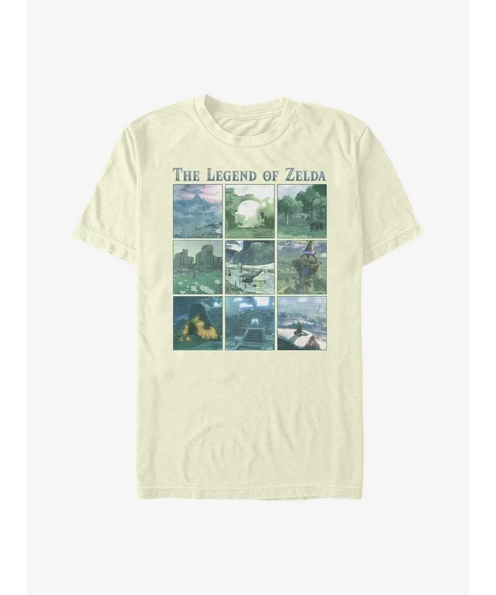 Crazy Deals The Legend of Zelda: Breath of the Wild Locations T-Shirt $5.12 T-Shirts