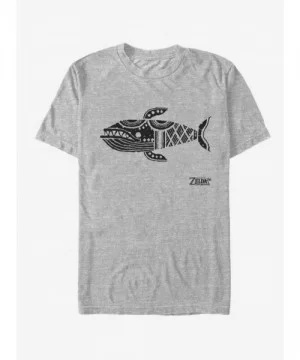 Limited-time Offer Nintendo The Legend of Zelda: Link's Awakening Whale Glyph T-Shirt $6.83 T-Shirts