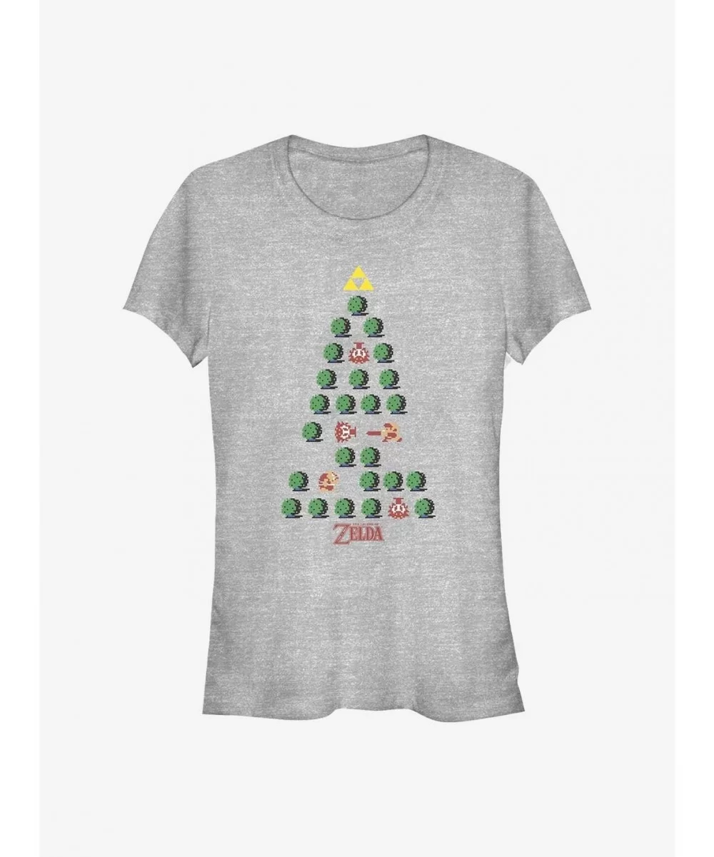 Big Sale Nintendo The Legend Of Zelda Christmas Tree Girls T-Shirt $6.47 T-Shirts