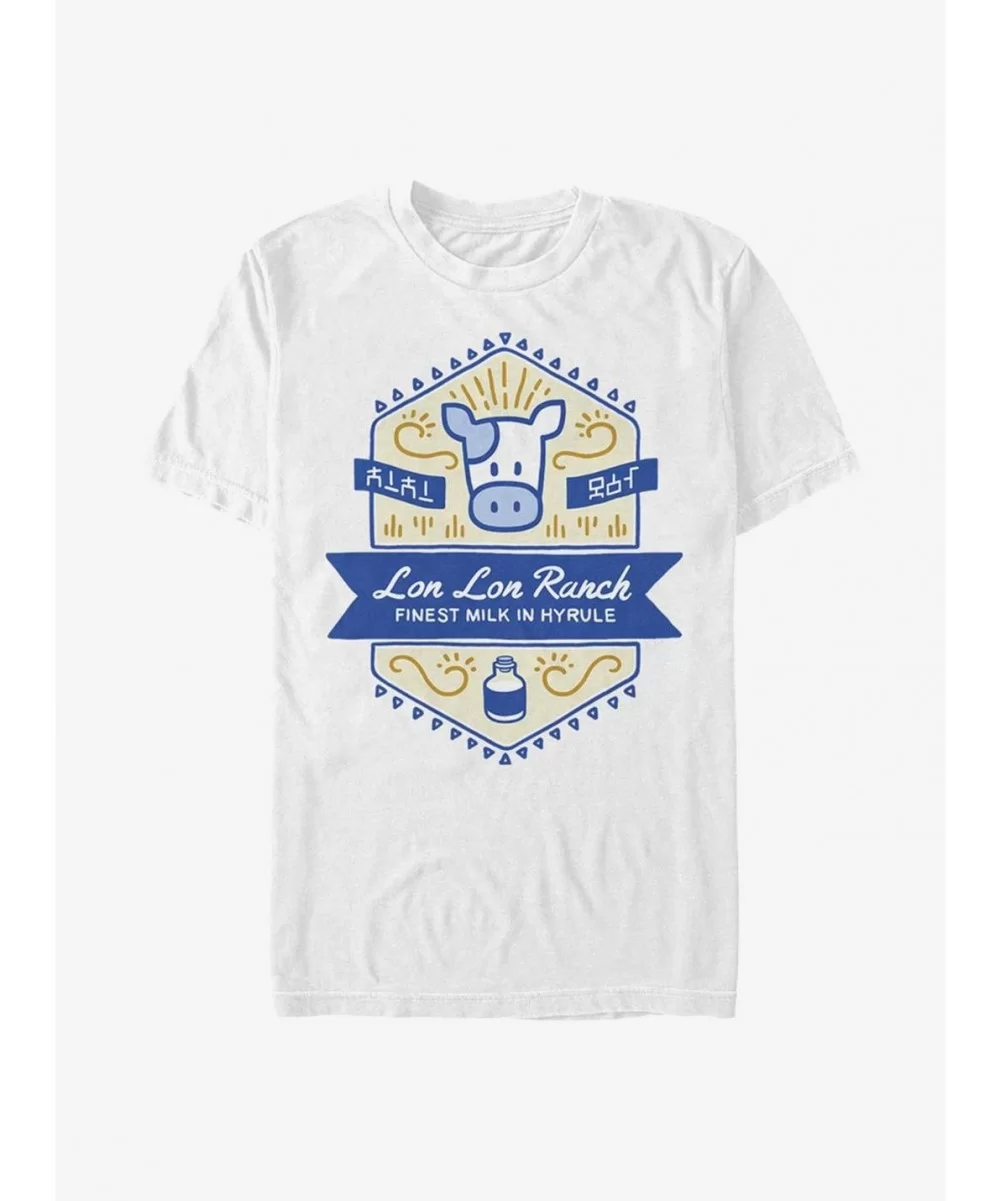 Seasonal Sale The Legend Of Zelda Lon Lon Ranch T-Shirt $7.30 T-Shirts