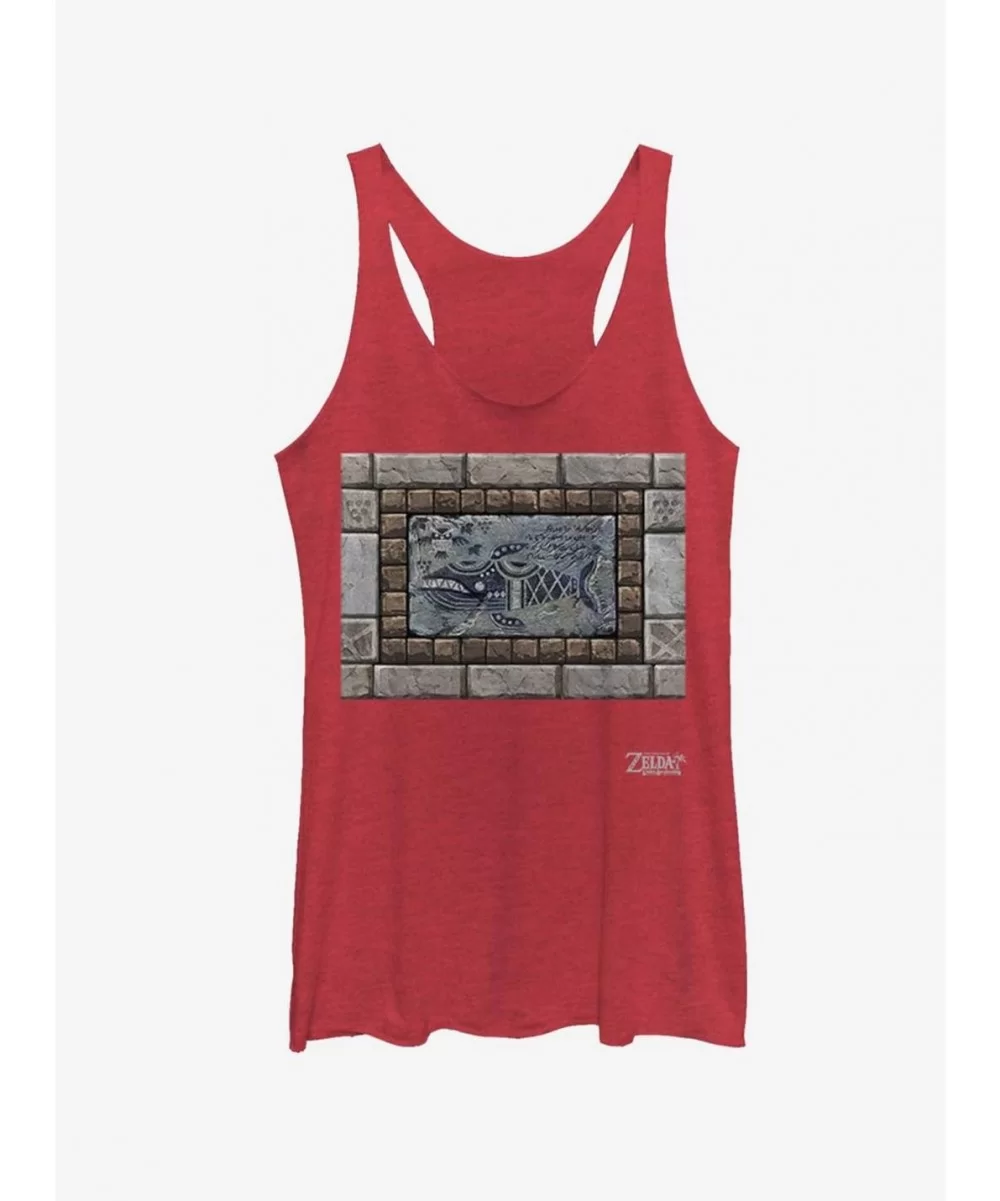 Bestselling Nintendo The Legend of Zelda: Link's Awakening Whale Tablet Girls Tank $8.70 Tanks