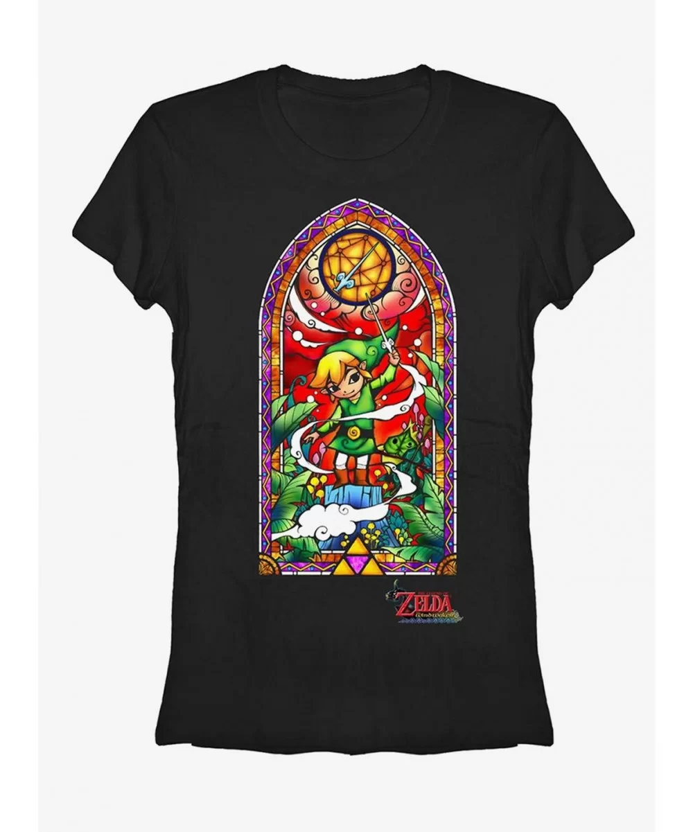 Best Deal Nintendo Legend of Zelda Wind Waker Window Girls T-Shirt $6.63 T-Shirts