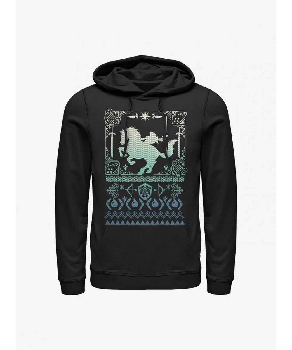 Exclusive Price Nintendo Zelda Ugly Holiday Hoodie $11.14 Hoodies