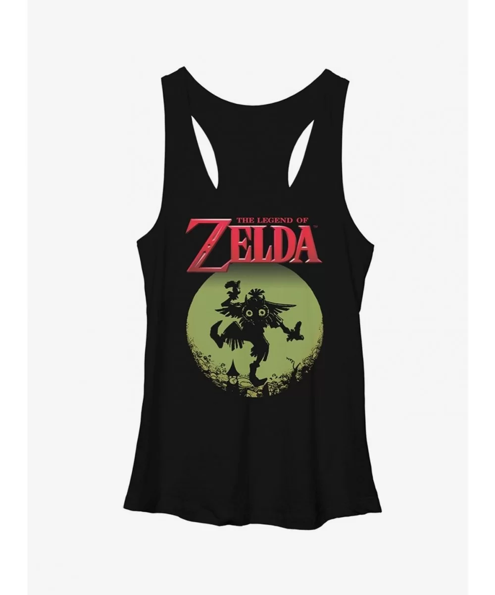 Pre-sale Discount Nintendo Legend of Zelda Skull Kid in the Moon Girls Tanks $7.87 Tanks