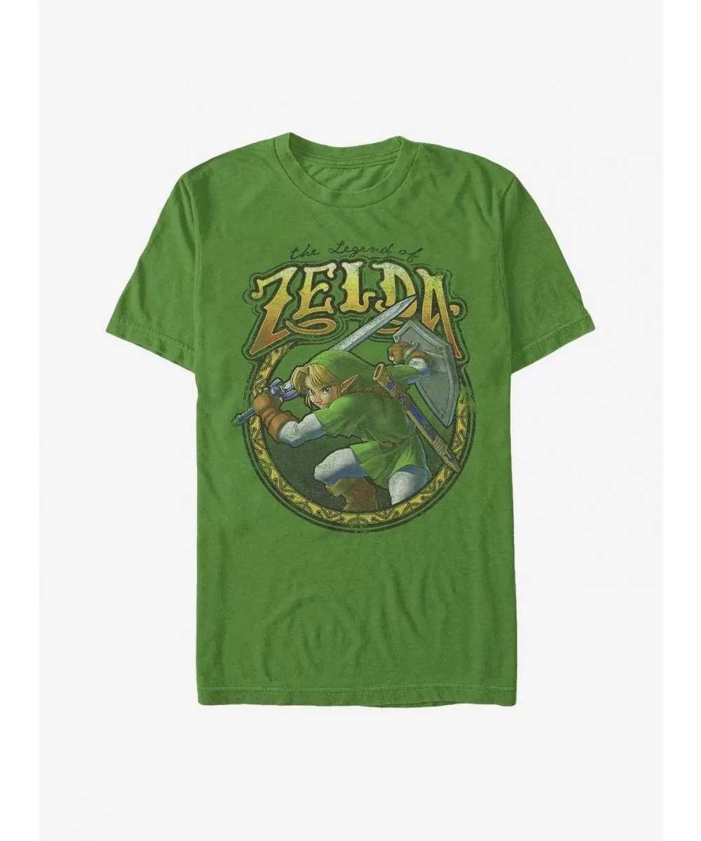 Hot Sale Nintendo Zelda Groove Link T-Shirt $5.75 T-Shirts