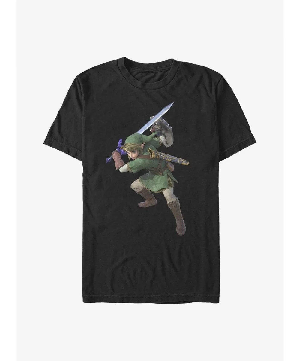 Big Sale Nintendo Zelda Link Smash T-Shirt $4.81 T-Shirts