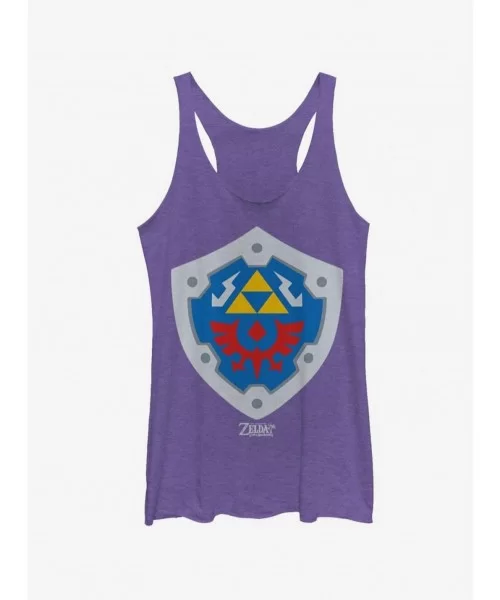 Flash Deal Nintendo The Legend of Zelda: Link's Awakening Hylian Shield Girls Tank $7.25 Tanks