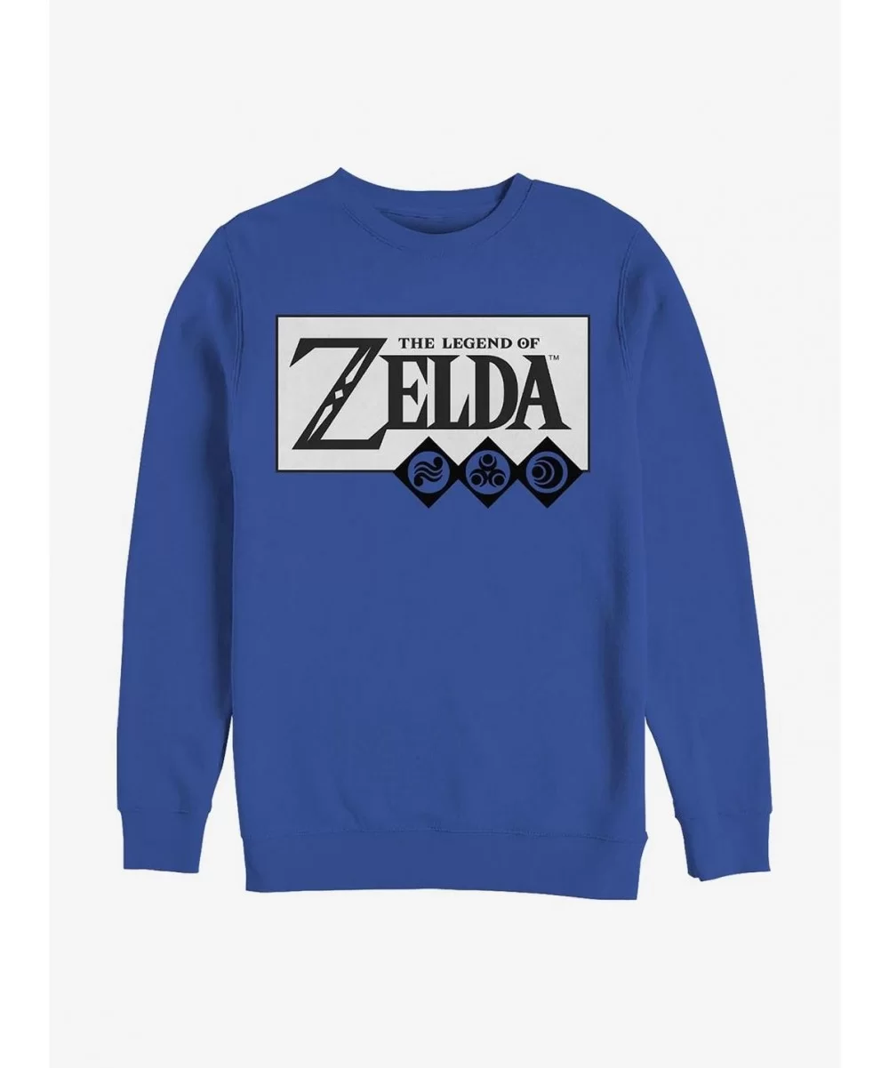 Exclusive Price Nintendo Zelda Nineties Link Crew Sweatshirt $13.28 Sweatshirts