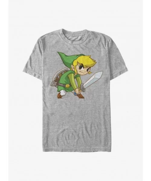 Hot Sale Nintendo Zelda Cartoon Link T-Shirt $7.45 T-Shirts